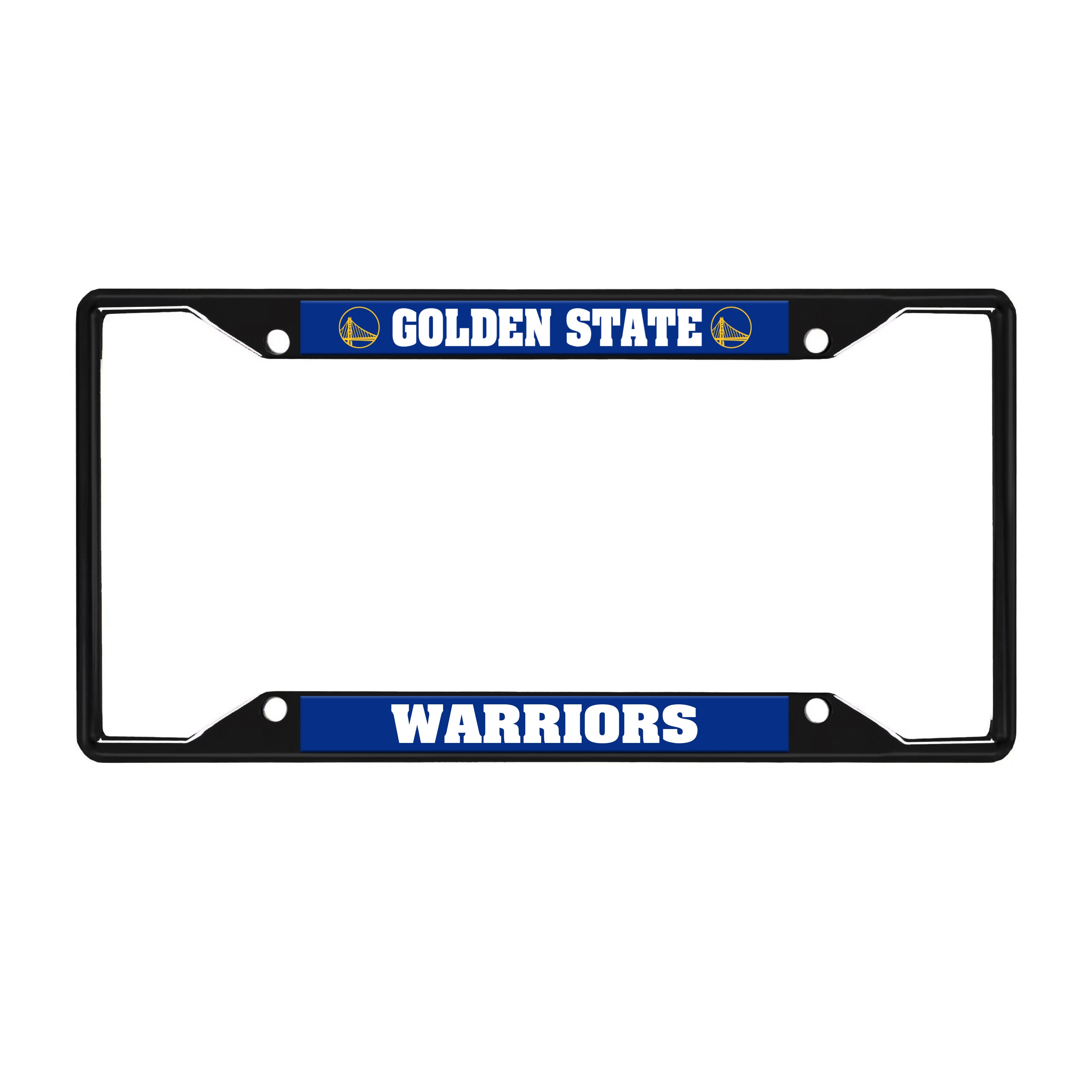 Golden State Warriors License Black Plate Frame