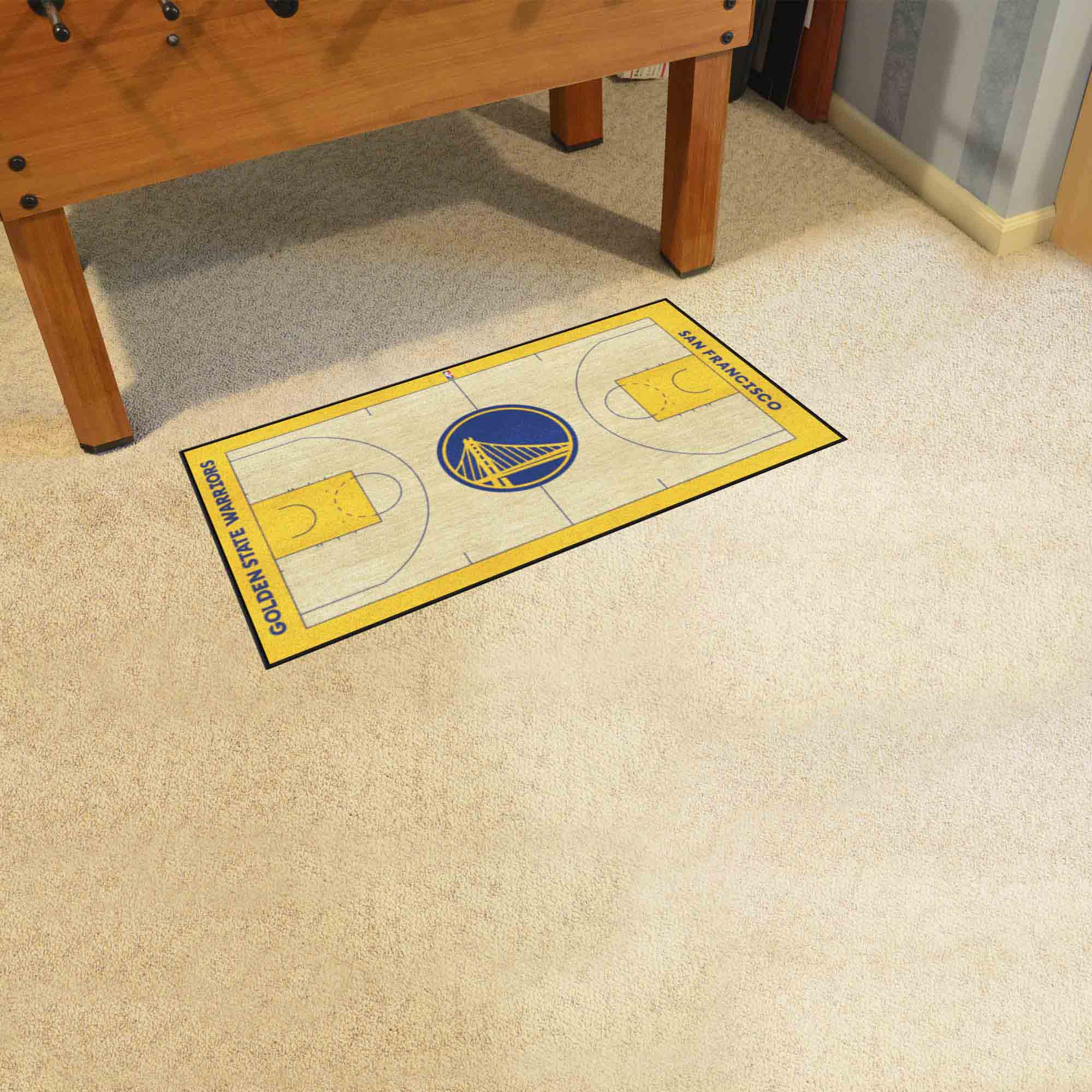 NBA - Golden State Warriors NBA Court Runner - Sports Gifts, Sports Memorabilia, Sports Collectibles, Fan Shop