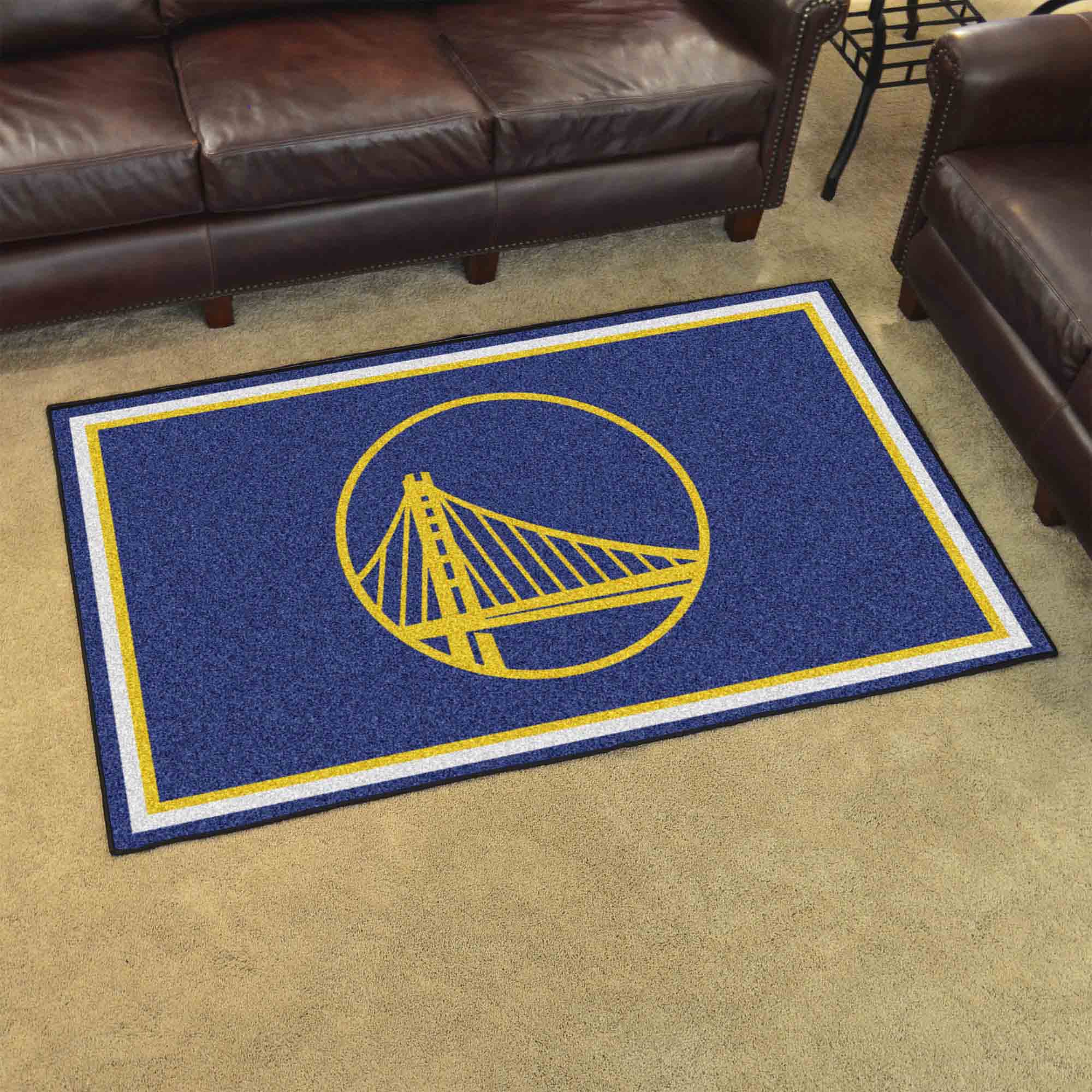 NBA - Golden State Warriors 4x6 Rug - Sports Gifts, Sports Memorabilia, Sports Collectibles, Fan Shop