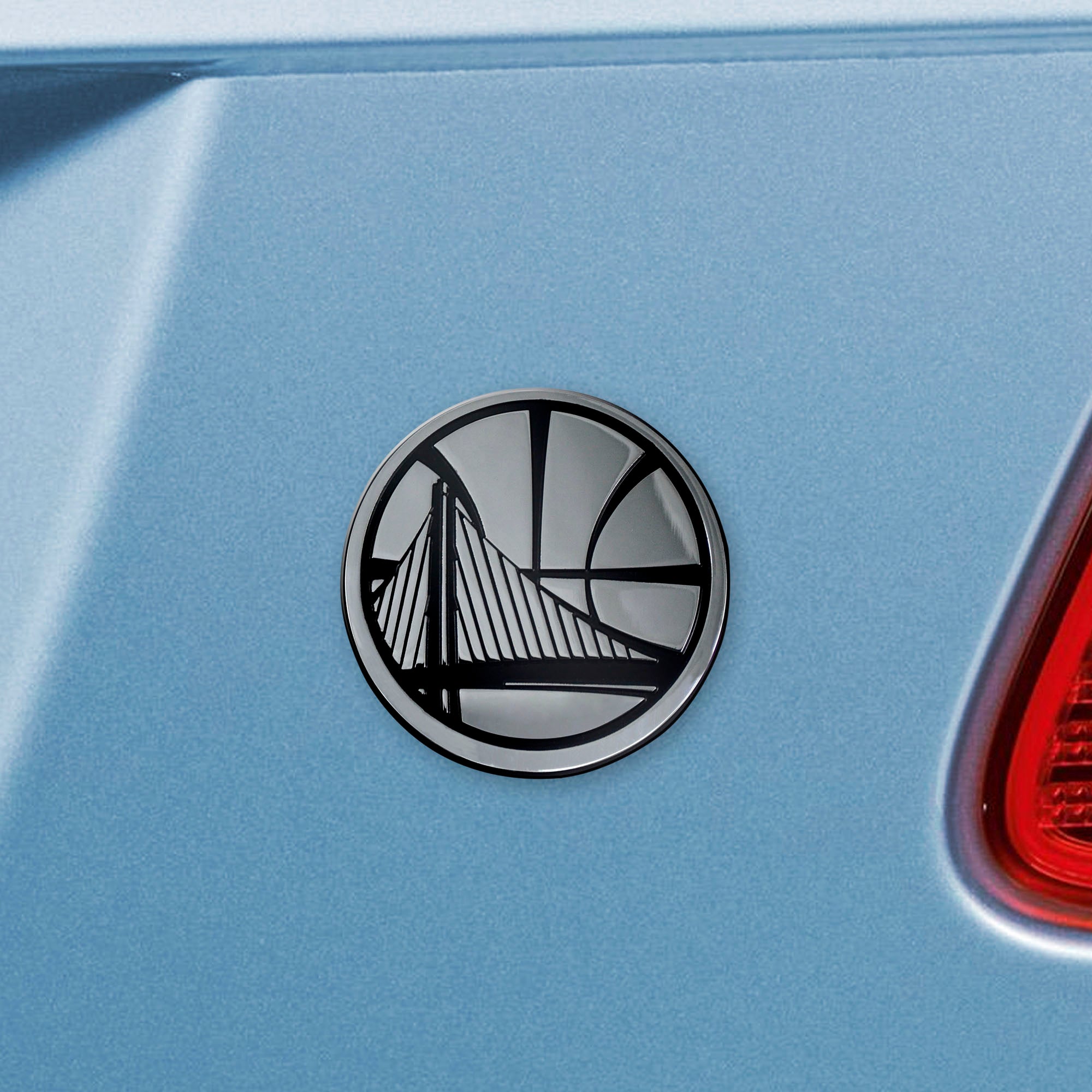 NBA - Golden State Warriors Chrome Emblem - Sports Gifts, Sports Memorabilia, Sports Collectibles, Fan Shop