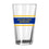 Golden State Warriors 16oz Stripe Pint Glass - Sports Gifts, Sports Memorabilia, Sports Collectibles, Fan Shop