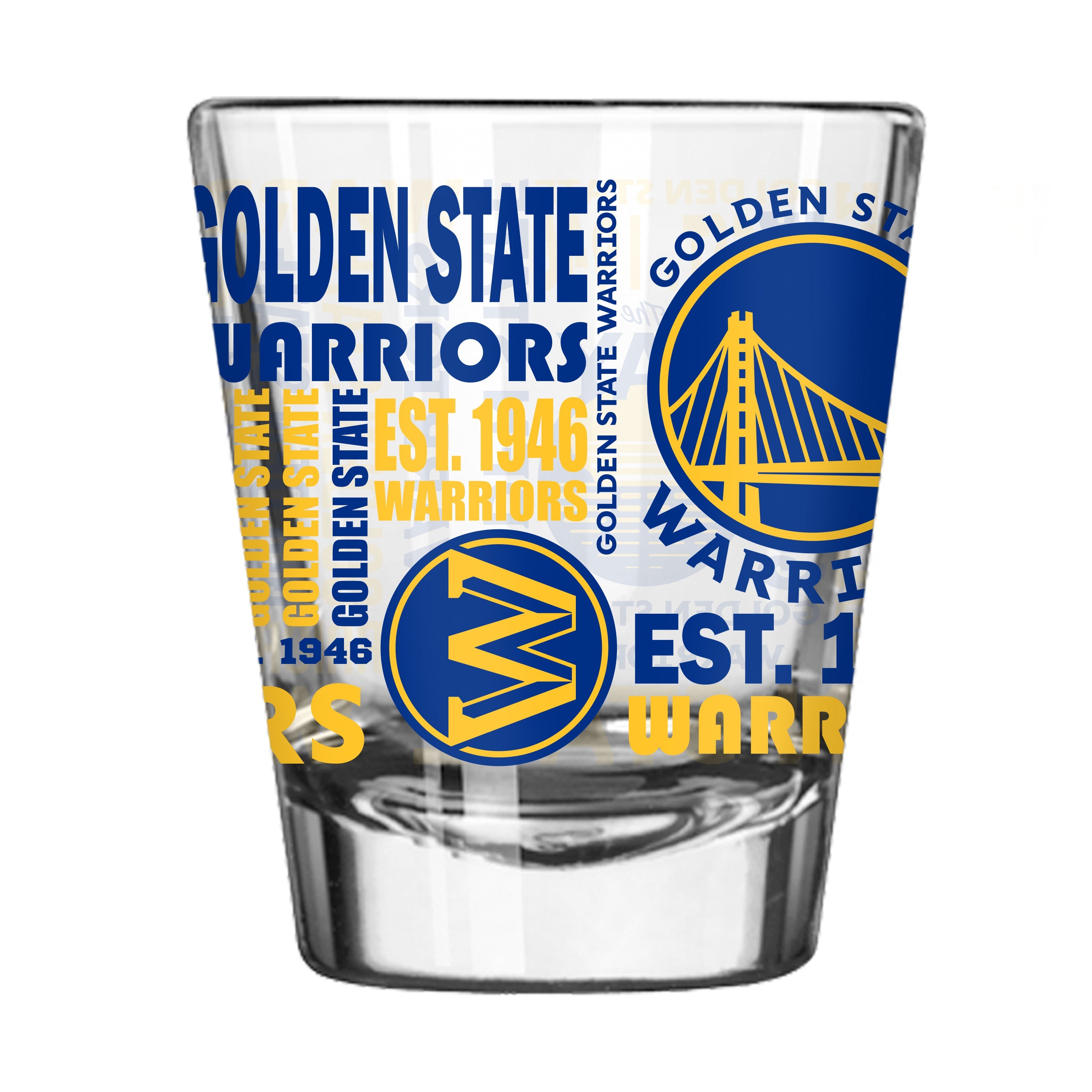 Golden State Warriors 2oz Spirit Shot Glass