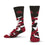 For Bare Feet NCAA ARKANSAS RAZORBACKS Shattered Camo Crew Sock Team Color Large - Sports Gifts, Sports Memorabilia, Sports Collectibles, Fan Shop