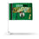 Rico Industries NBA Basketball Boston Celtics 2024 NBA Champions Double Sided Car Flag - 16" x 19" - Strong Pole That Hooks Onto Car/Truck/Automobile - Sports Collectibles, Sports Memorabilia, Sports Fan Shop, Sports Gifts