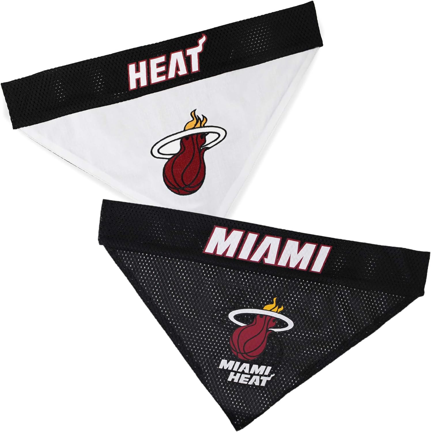 Miami Heat Reversible Bandana Pets First - Sports Collectibles, Sports Memorabilia, Sports Fan Shop, Sports Gifts