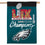 WinCraft Philadelphia Eagles Super Bowl LIX Champions 28" x 40" Double-Sided Vertical Banner - Sports Collectibles, Sports Memorabilia, Sports Fan Shop, Sports Gifts