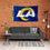 WinCraft Los Angeles Rams Printed Header 3x5 Foot Banner Flag - Sports Collectibles, Sports Memorabilia, Sports Fan Shop, Sports Gifts