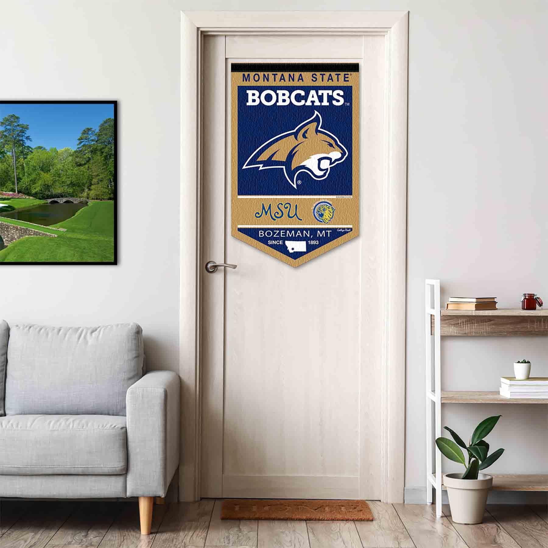 College Flags & Banners Co. Montana State Bobcats Heritage History Banner Pennant - Sports Collectibles, Sports Memorabilia, Sports Fan Shop, Sports Gifts