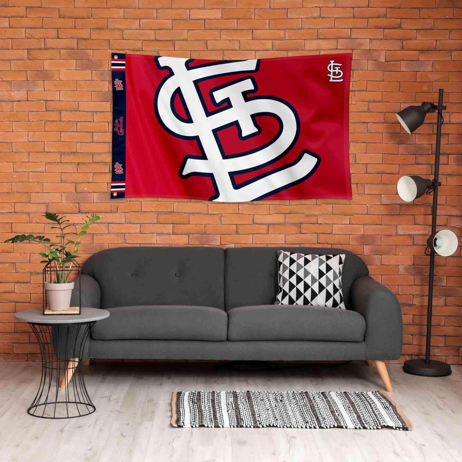 WinCraft St. Louis Cardinals Printed Header Flag 3x5 Banner - Sports Collectibles, Sports Memorabilia, Sports Fan Shop, Sports Gifts