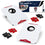 Wild Sports NCAA North Carolina State Wolfpack Pro Football All-Weather Cornhole Set - Travel Bean Bag Toss Set Includes 8 Bean Bags - Sports Collectibles, Sports Memorabilia, Sports Fan Shop, Sports Gifts