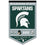 College Flags & Banners Co. Michigan State Spartans Heritage History Banner Pennant - Sports Collectibles, Sports Memorabilia, Sports Fan Shop, Sports Gifts