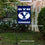 College Flags & Banners Co. Brigham Young Cougars Wordmark Logo Garden and USA Flag Stand Pole Holder Set - Sports Collectibles, Sports Memorabilia, Sports Fan Shop, Sports Gifts