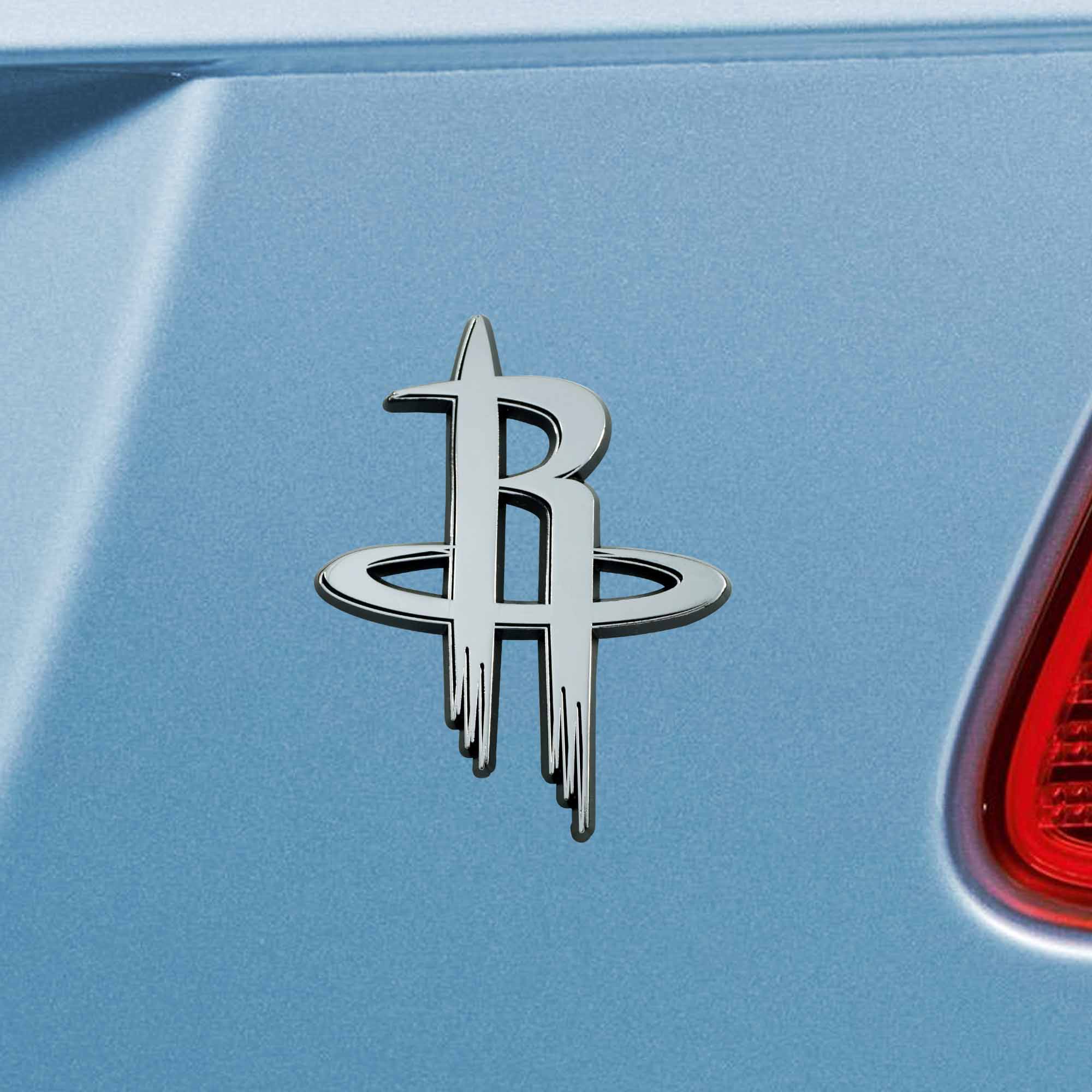 NBA - Houston Rockets Chrome Emblem - Sports Gifts, Sports Memorabilia, Sports Collectibles, Fan Shop