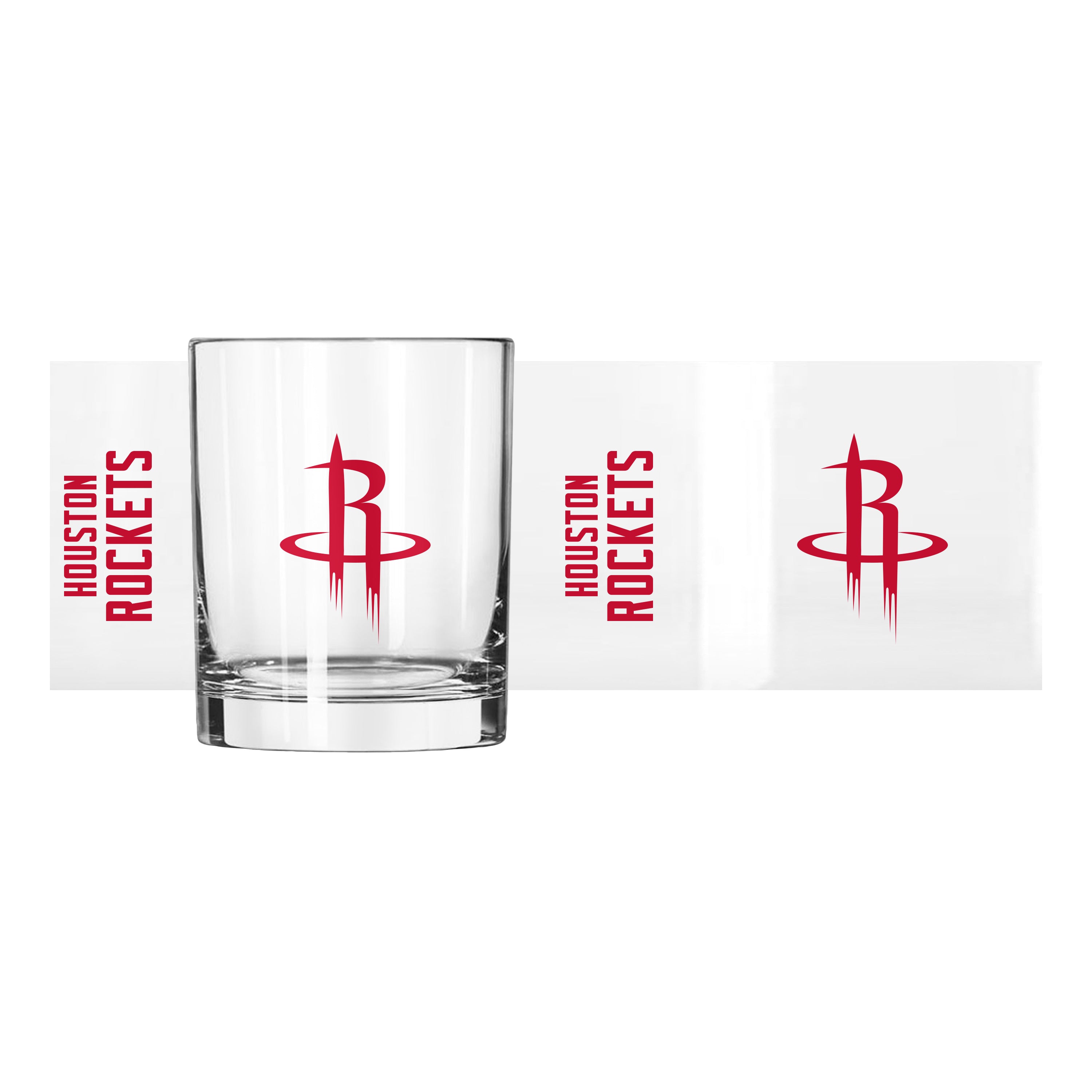 Houston Rockets 14oz Gameday Rocks Glass - Sports Gifts, Sports Memorabilia, Sports Collectibles, Fan Shop