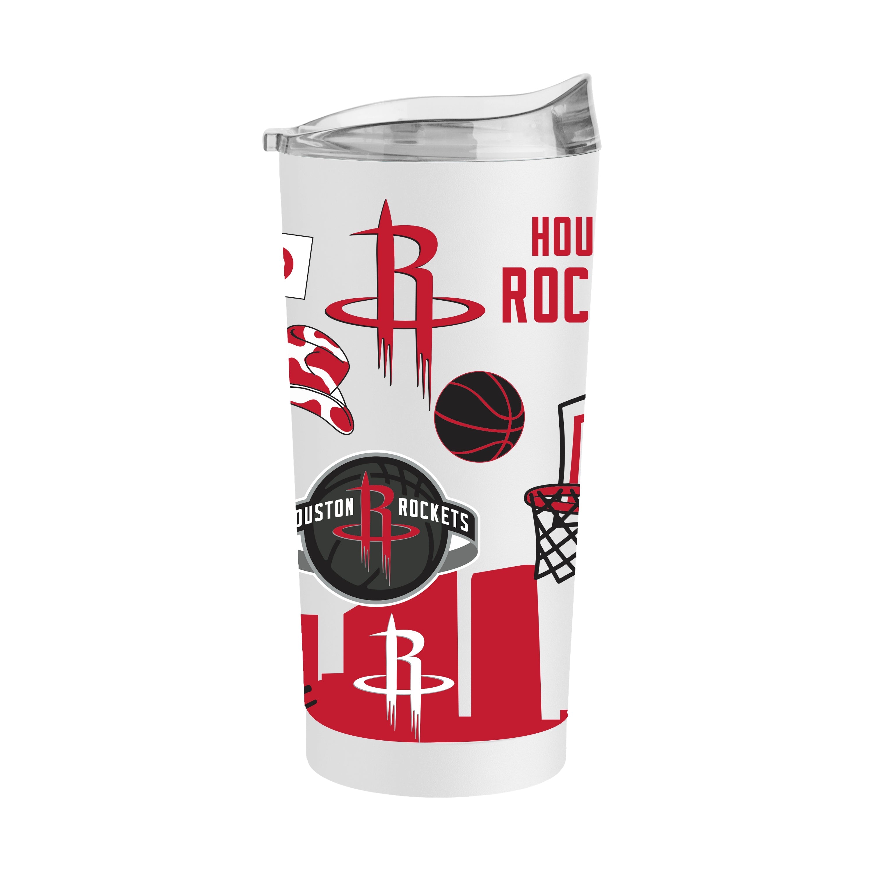 Houston Rockets 20oz Native Powder Coat Tumbler - Sports Gifts, Sports Memorabilia, Sports Collectibles, Fan Shop