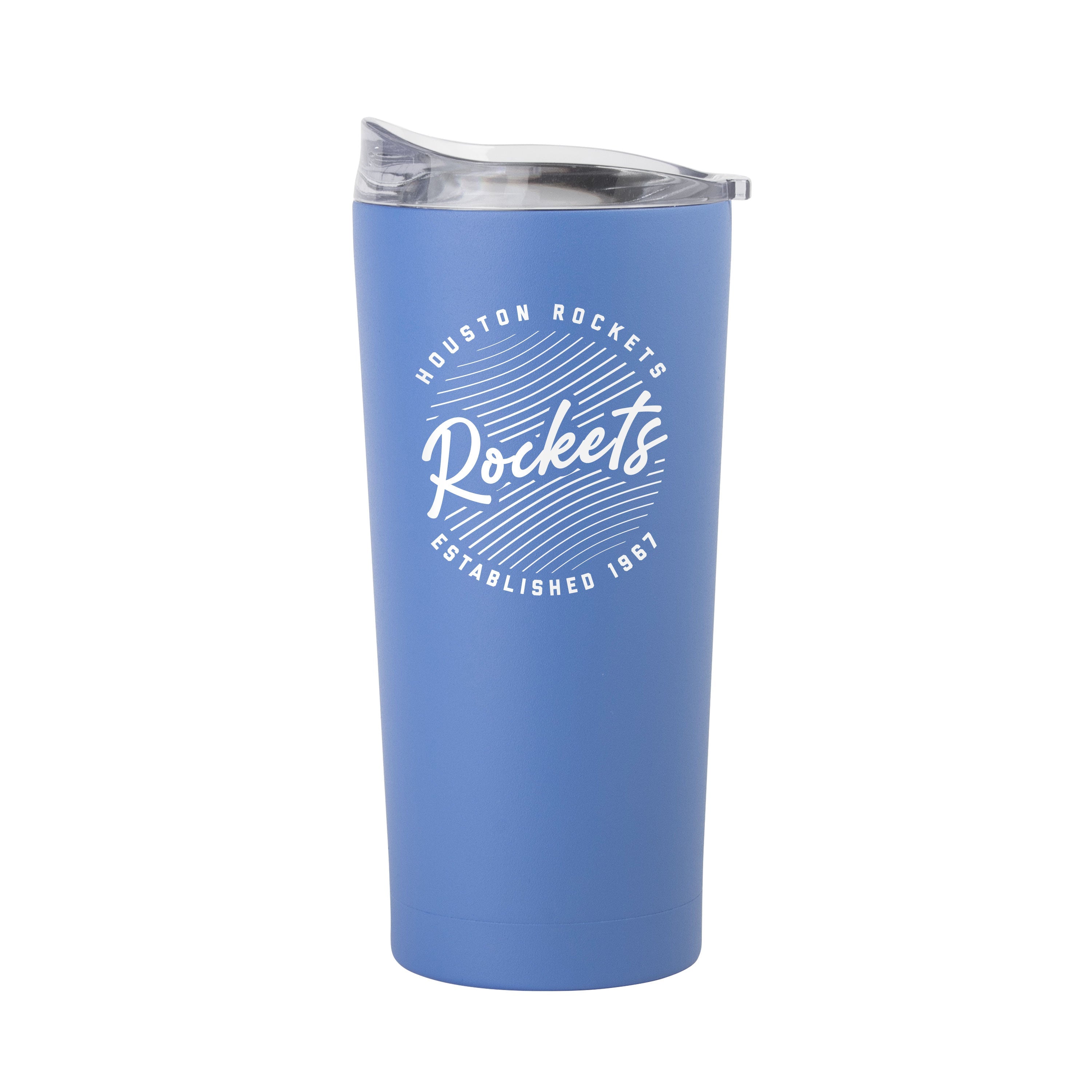 Houston Rockets 20oz Retro Script Arctic Powder Coat Tumbler