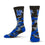 For Bare Feet NCAA MEMPHIS TIGERS Shattered Camo Crew Sock Team Color Large - Sports Gifts, Sports Memorabilia, Sports Collectibles, Fan Shop