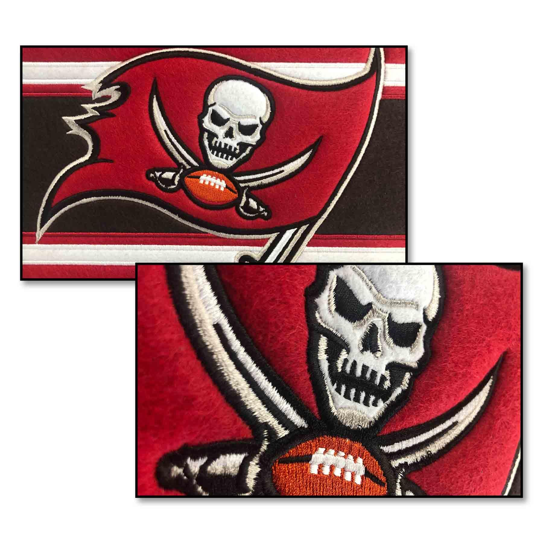 WinCraft Tampa Bay Buccaneers Embroidered and Sewn Pennant - Sports Collectibles, Sports Memorabilia, Sports Fan Shop, Sports Gifts