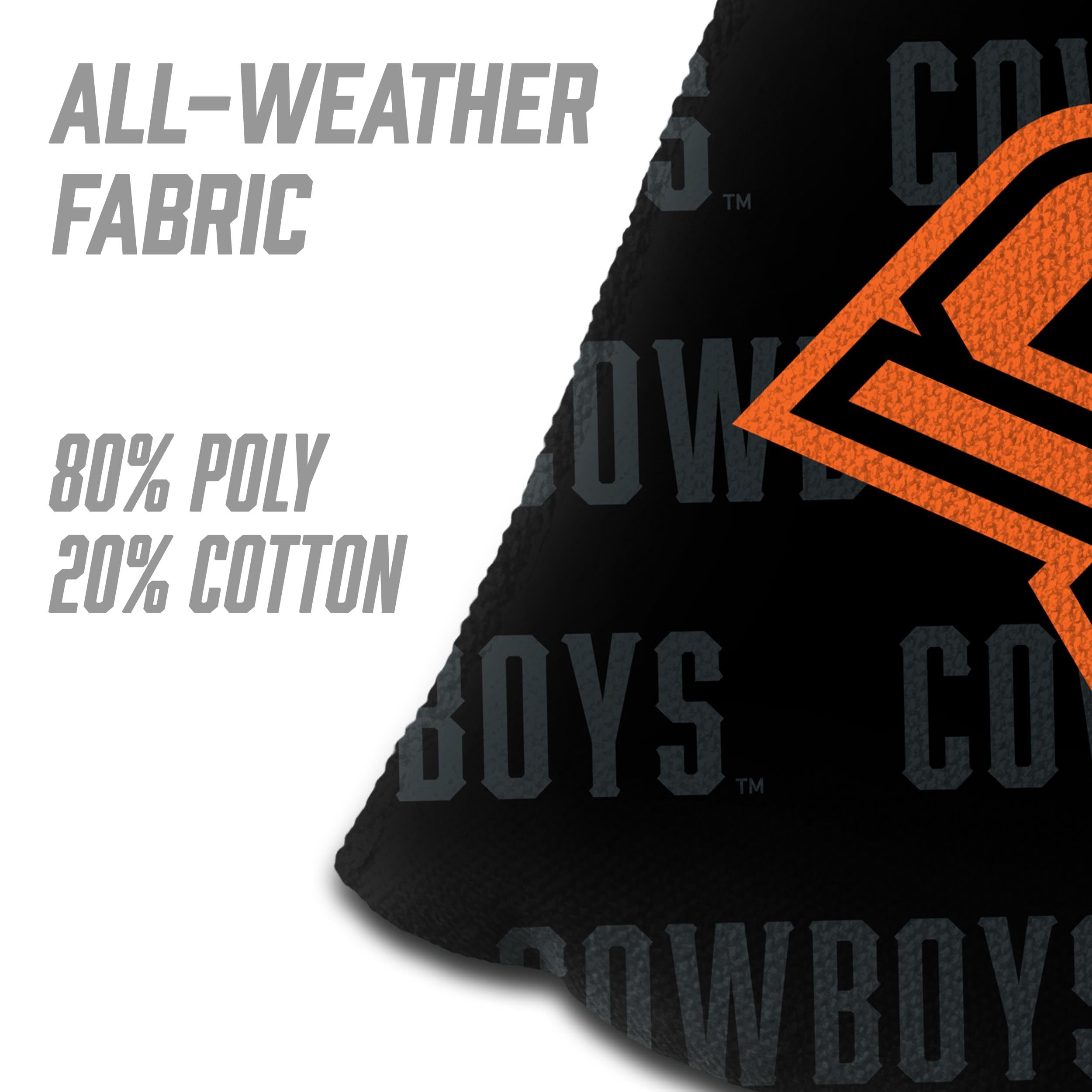 YouTheFan NCAA Oklahoma State Cowboys Cornhole Bags - 4PK - Black - Sports Collectibles, Sports Memorabilia, Sports Fan Shop, Sports Gifts