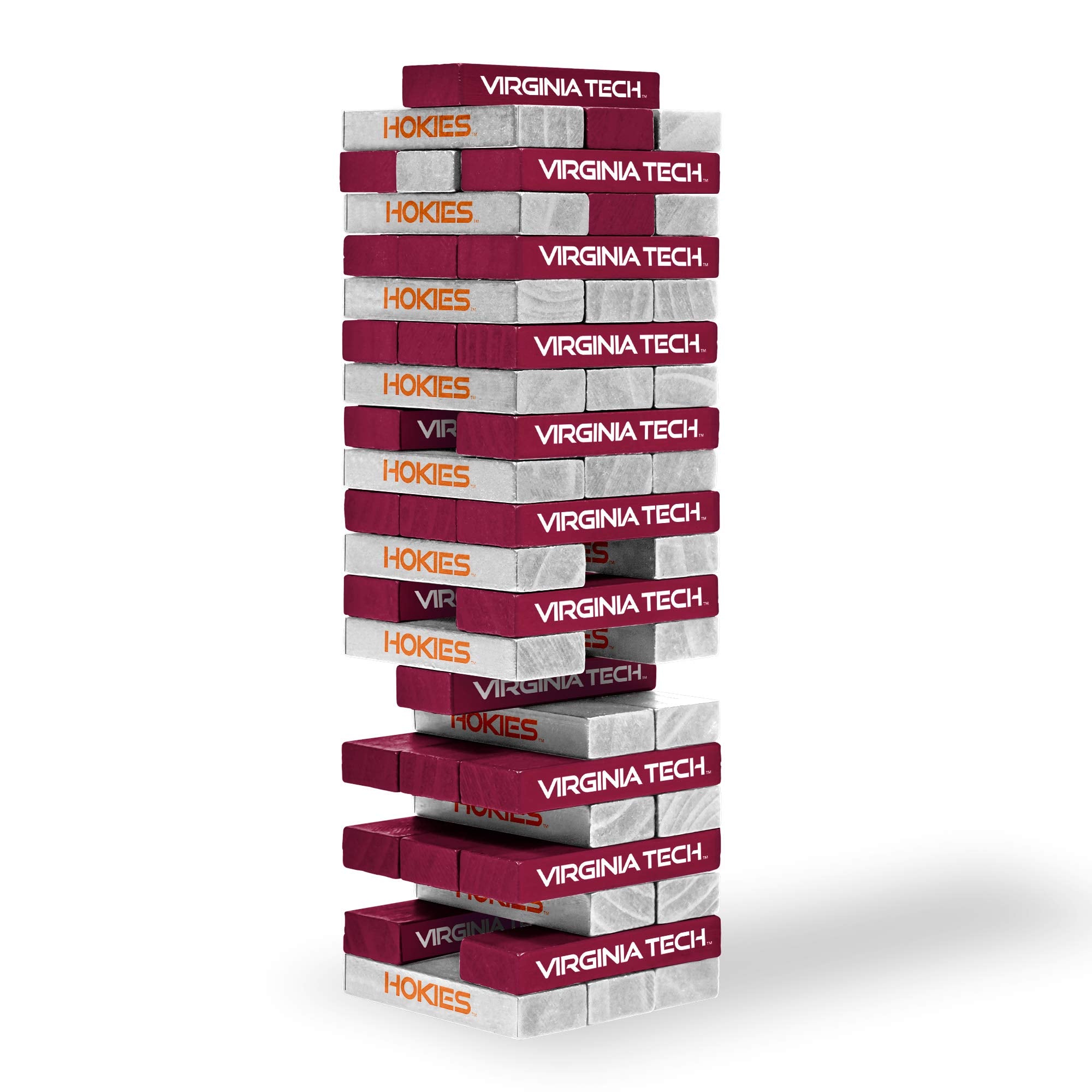 Wild Sports NCAA Virginia Tech Hokies Table Top Stackers 3" x 1" x .5", Team Color - Sports Collectibles, Sports Memorabilia, Sports Fan Shop, Sports Gifts