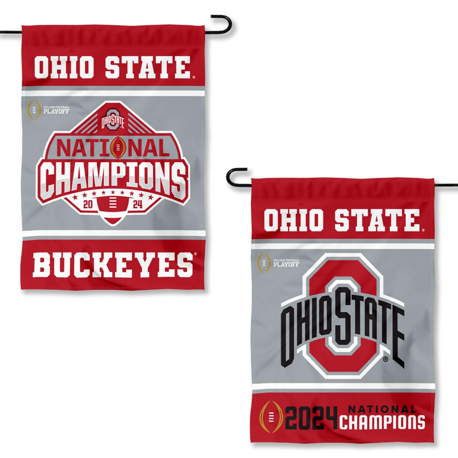 Ohio State Buckeyes 2024 National Champs Double Sided Garden Banner Flag - Sports Collectibles, Sports Memorabilia, Sports Fan Shop, Sports Gifts
