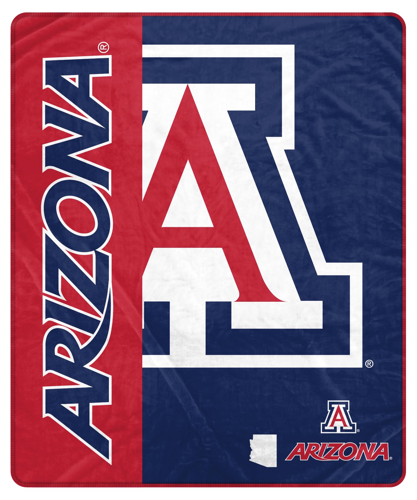Proformance Home NCAA Arizona Wildcats Endzone Ultra Soft Tailgate Throw - Sports Gifts, Sports Memorabilia, Sports Collectibles, Fan Shop