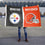 WinCraft Pittsburgh Steelers and Cleveland Browns House Divided Flag Rivalry Banner - Sports Collectibles, Sports Memorabilia, Sports Fan Shop, Sports Gifts