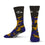 For Bare Feet NFL BALTIMORE RAVENS Shattered Camo Crew Sock Team Color Large - Sports Gifts, Sports Memorabilia, Sports Collectibles, Fan Shop