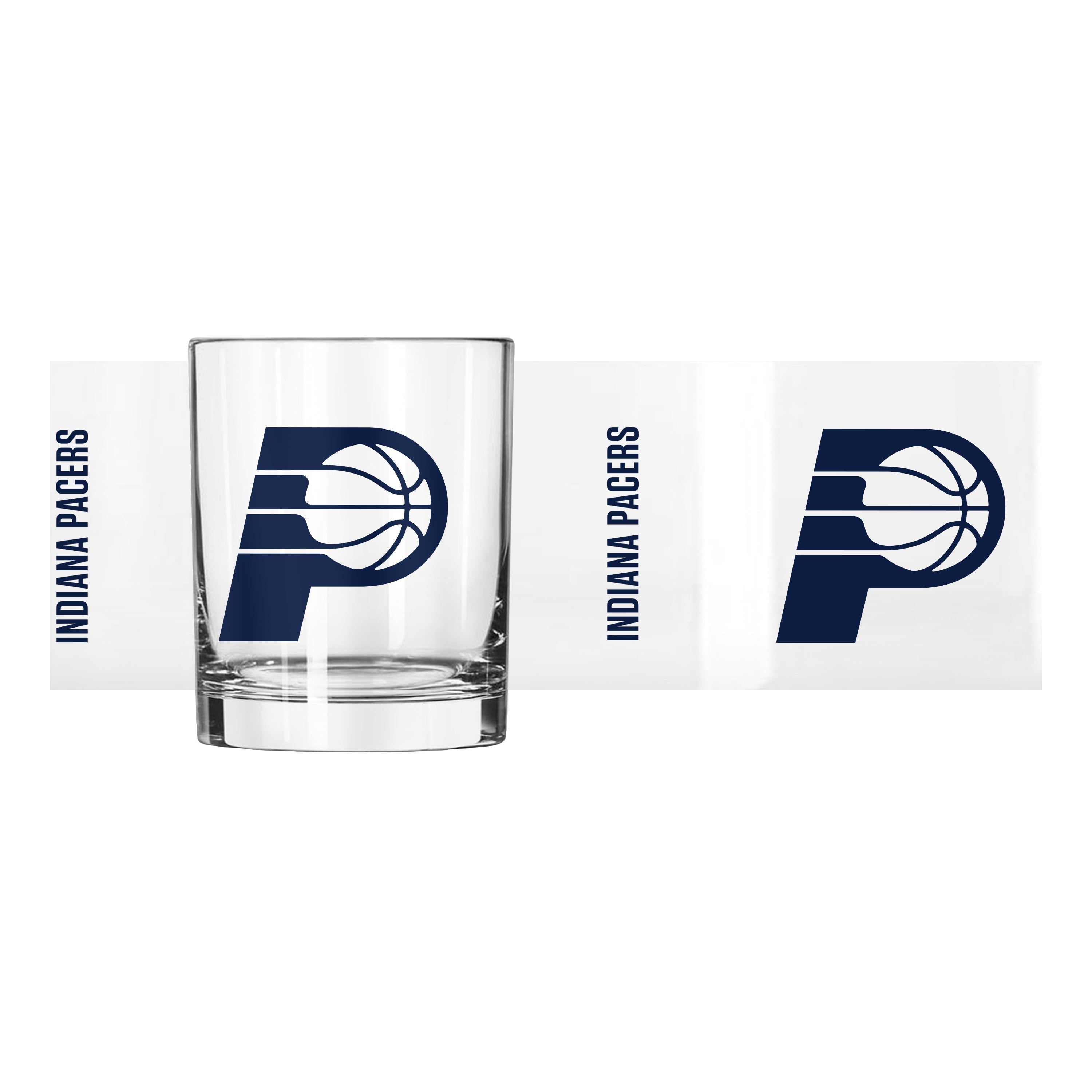 Indiana Pacers 14oz Gameday Rocks Glass - Sports Gifts, Sports Memorabilia, Sports Collectibles, Fan Shop