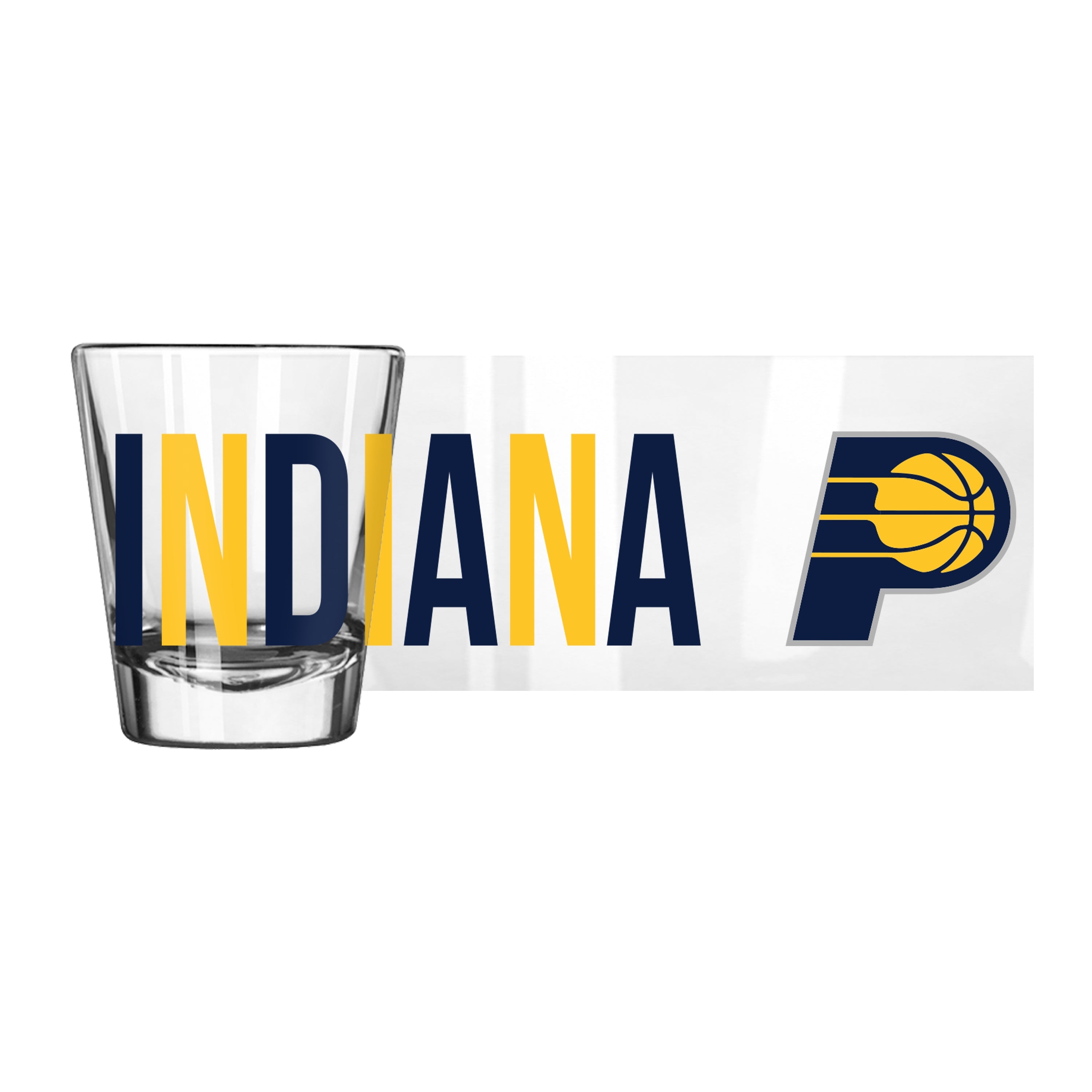 Indiana Pacers 2oz Overtime Shot Glass - Sports Gifts, Sports Memorabilia, Sports Collectibles, Fan Shop