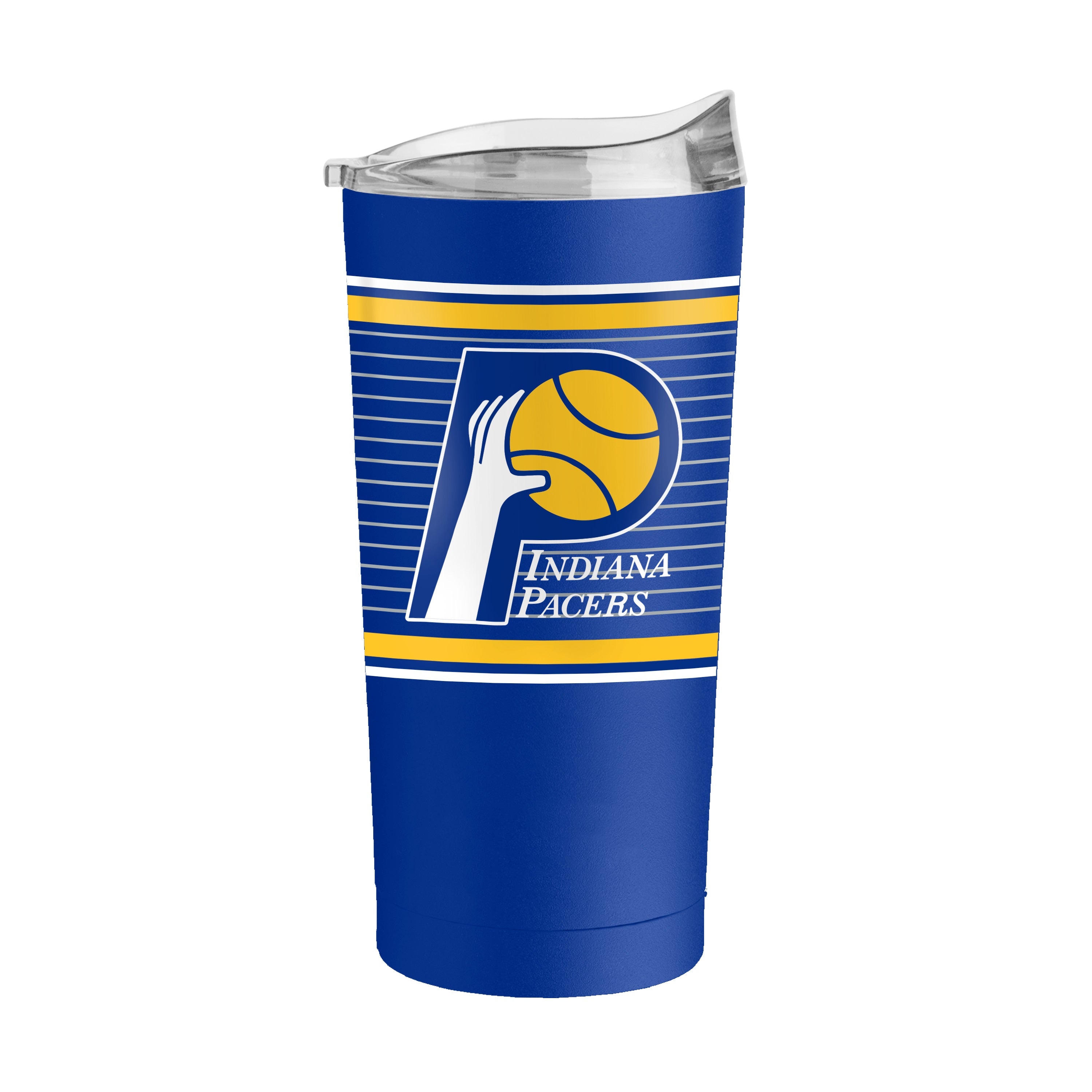 Indiana Pacers 20oz Retro Stripe Powder Coat Tumbler - Sports Gifts, Sports Memorabilia, Sports Collectibles, Fan Shop