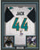 Framed Autographed/Signed Myles Jack 35x39 Jacksonville Retro White Football Jersey JSA COA