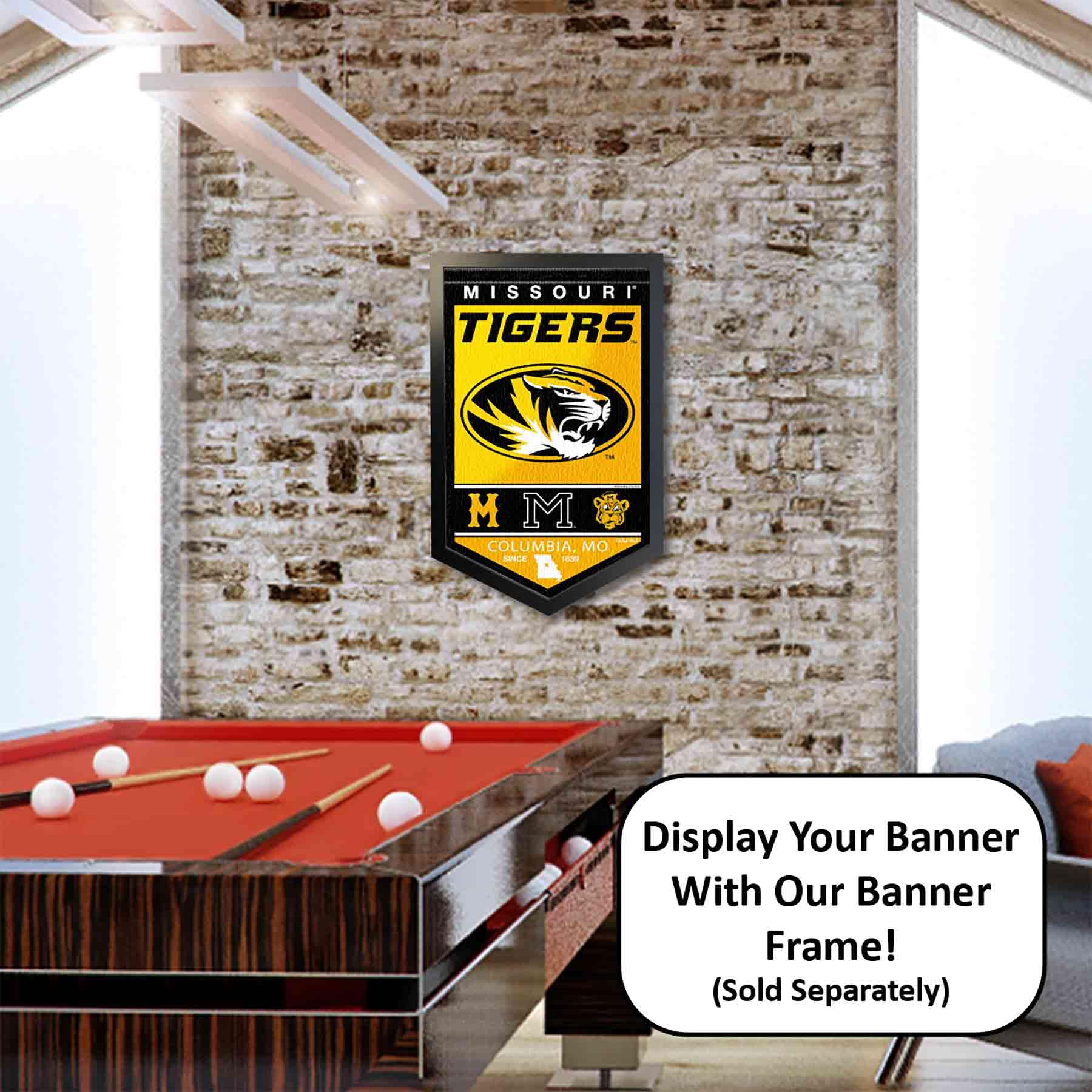 College Flags & Banners Co. Missouri Tigers Heritage History Banner Pennant - Sports Collectibles, Sports Memorabilia, Sports Fan Shop, Sports Gifts