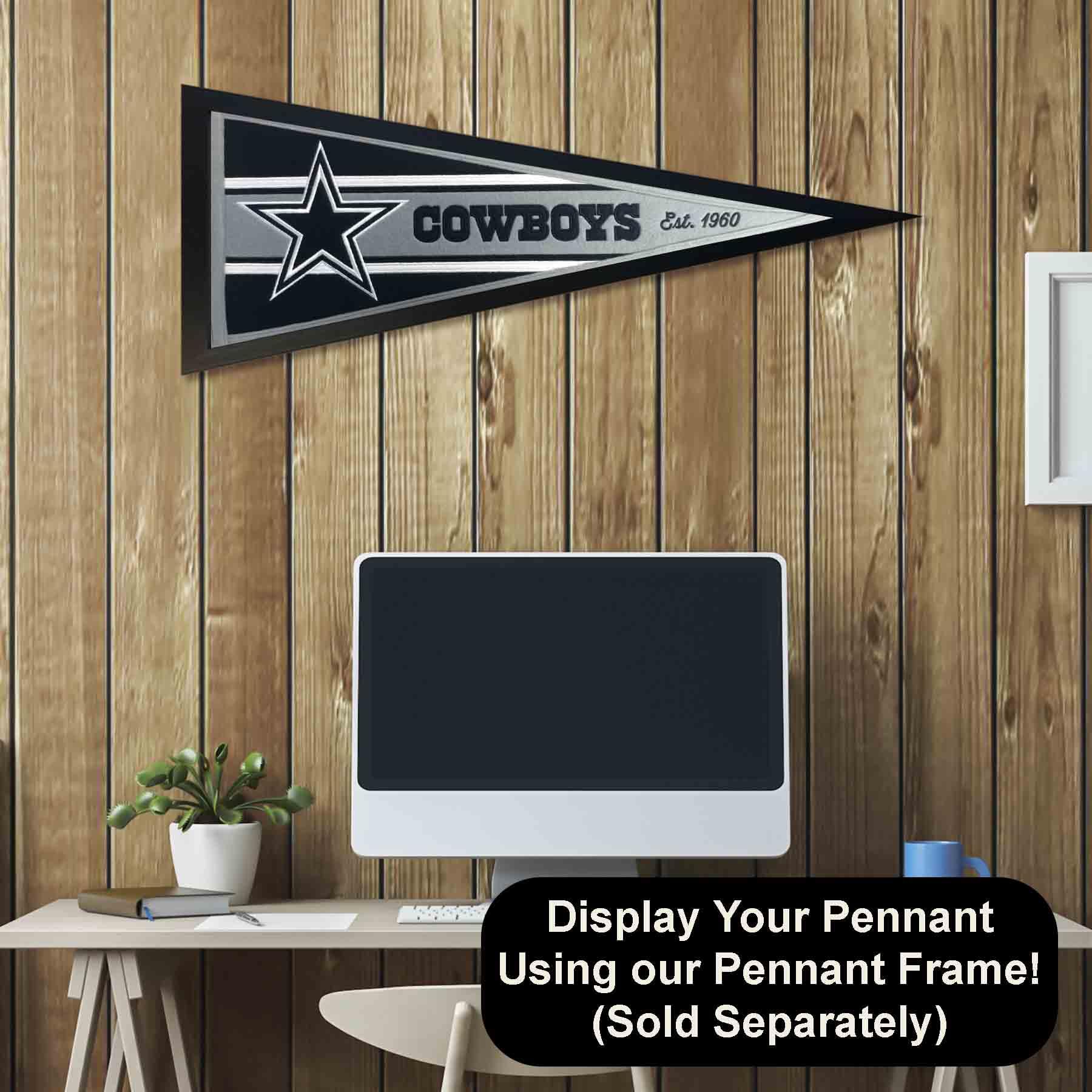 WinCraft Dallas Cowboys Embroidered and Sewn Pennant - Sports Collectibles, Sports Memorabilia, Sports Fan Shop, Sports Gifts