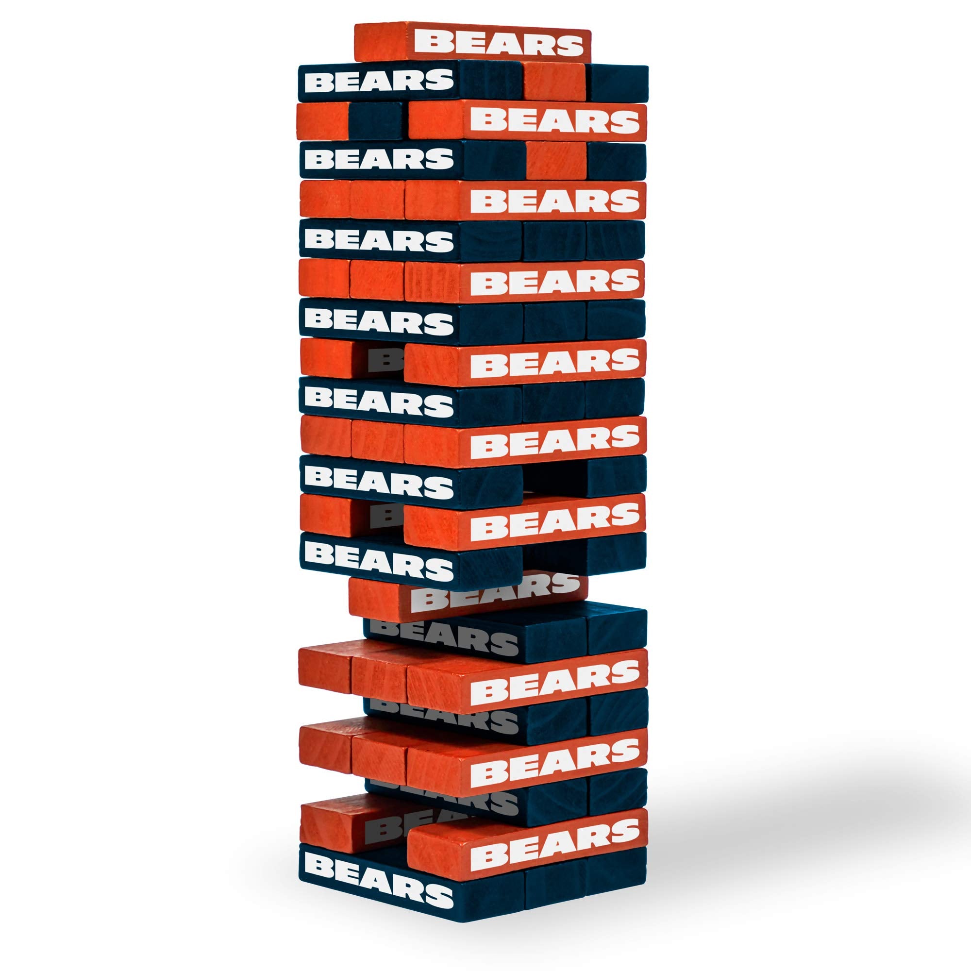 Wild Sports NFL Chicago Bears Table Top Stackers 3" x 1" x .5", Team Color - Sports Collectibles, Sports Memorabilia, Sports Fan Shop, Sports Gifts