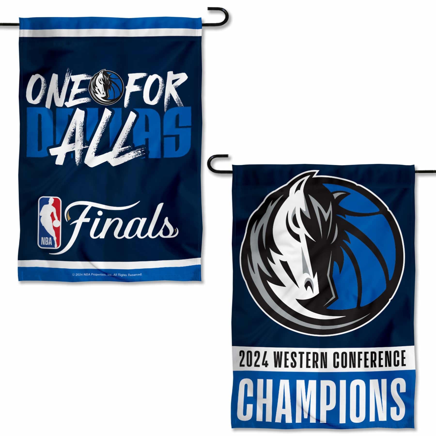 WinCraft Dallas Mavericks 2024 Finals Bound Conference Champions Garden Flag Banner - Sports Collectibles, Sports Memorabilia, Sports Fan Shop, Sports Gifts