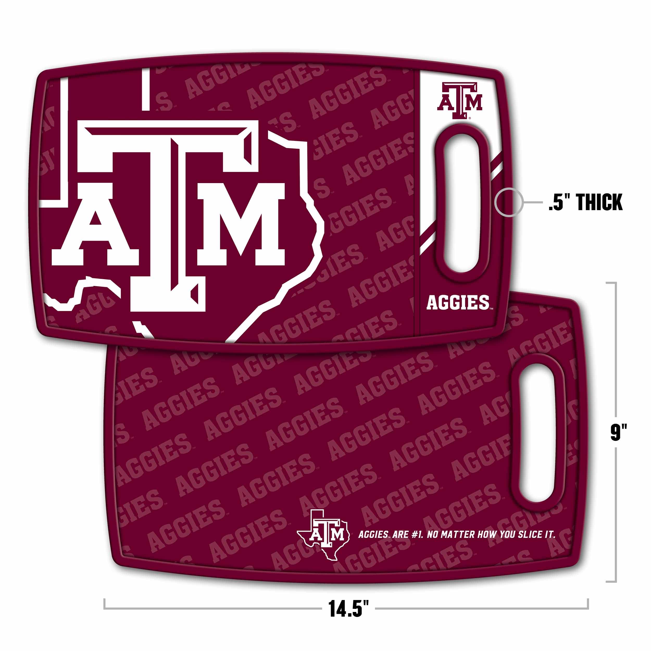 YouTheFan NCAA Texas A&M Aggies Logo Series Cutting Board - Sports Collectibles, Sports Memorabilia, Sports Fan Shop, Sports Gifts