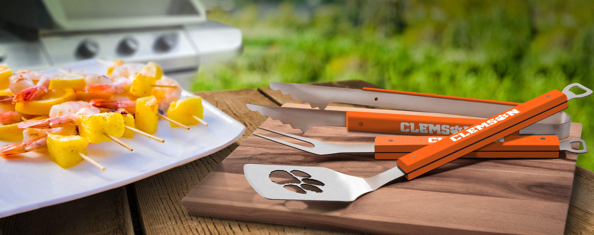 YouTheFan NCAA Spirit Series 3pc BBQ Set - Sports Collectibles, Sports Memorabilia, Sports Fan Shop, Sports Gifts
