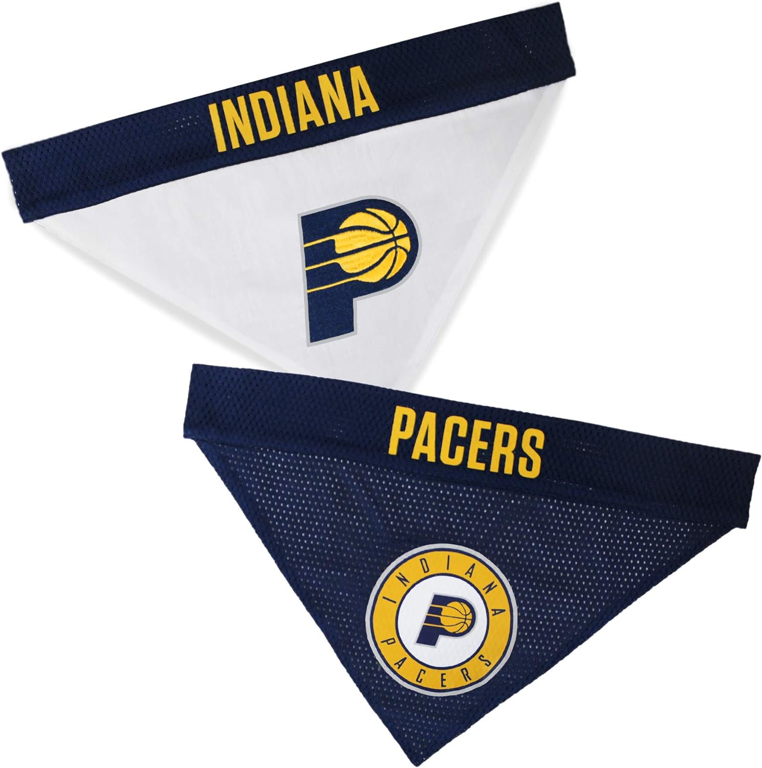 Indiana Pacers Reversible Bandana Pets First - Sports Collectibles, Sports Memorabilia, Sports Fan Shop, Sports Gifts
