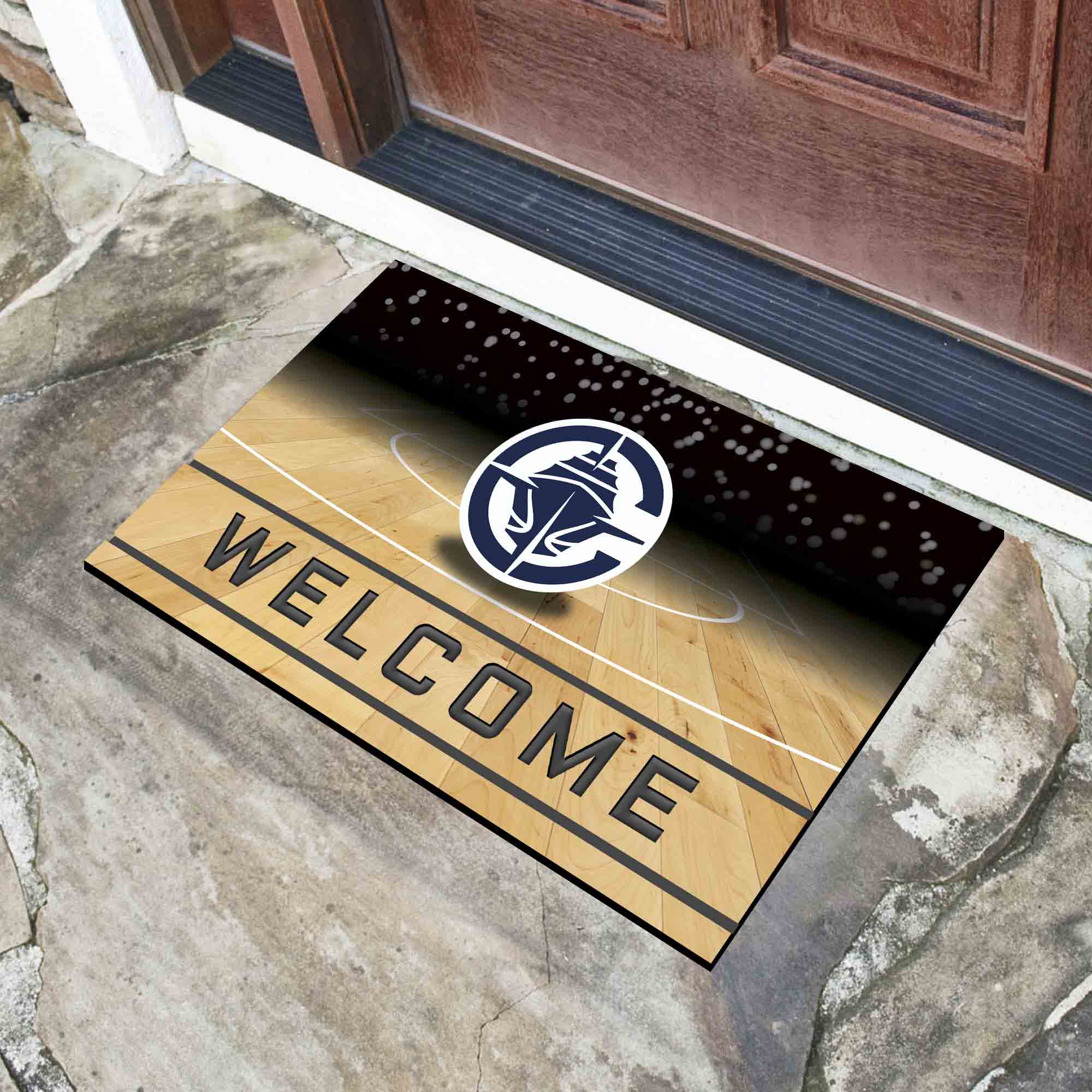 NBA - Los Angeles Clippers Crumb Rubber Door Mat - Sports Gifts, Sports Memorabilia, Sports Collectibles, Fan Shop