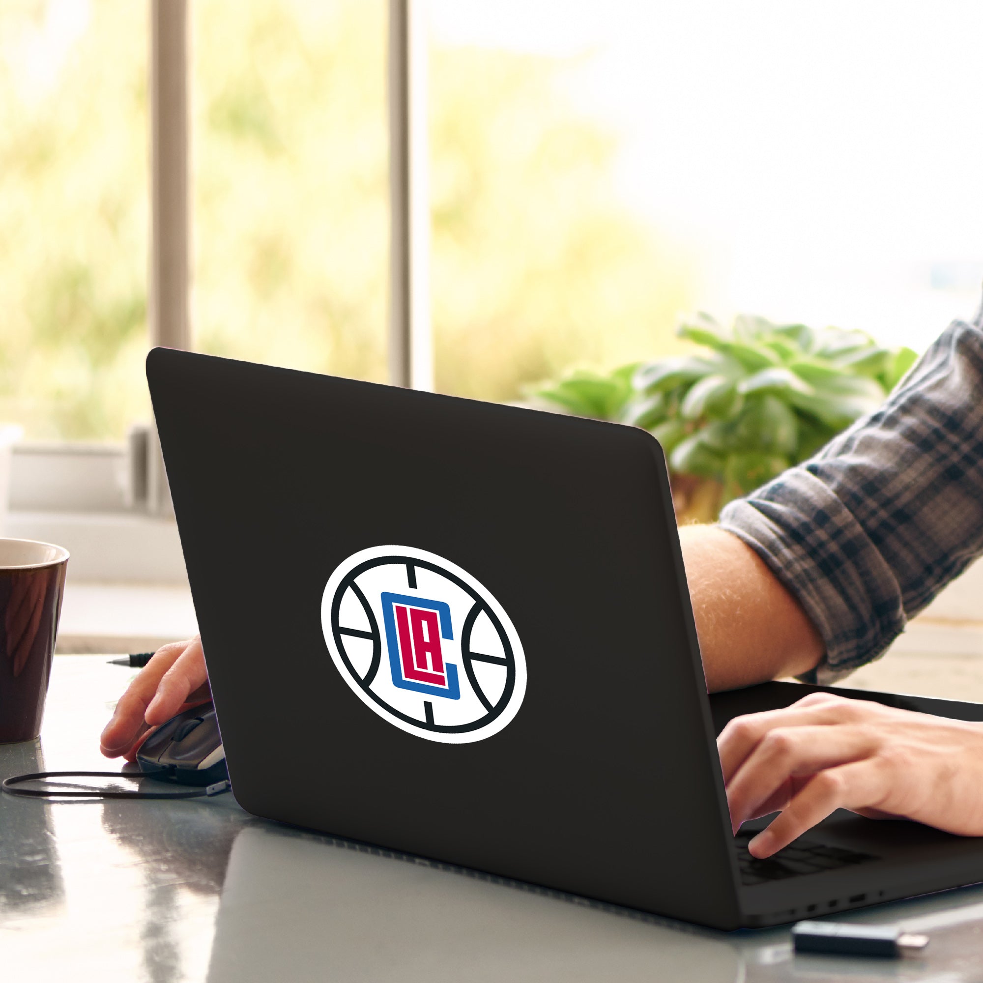 NBA - Los Angeles Clippers Matte Decal - Sports Gifts, Sports Memorabilia, Sports Collectibles, Fan Shop