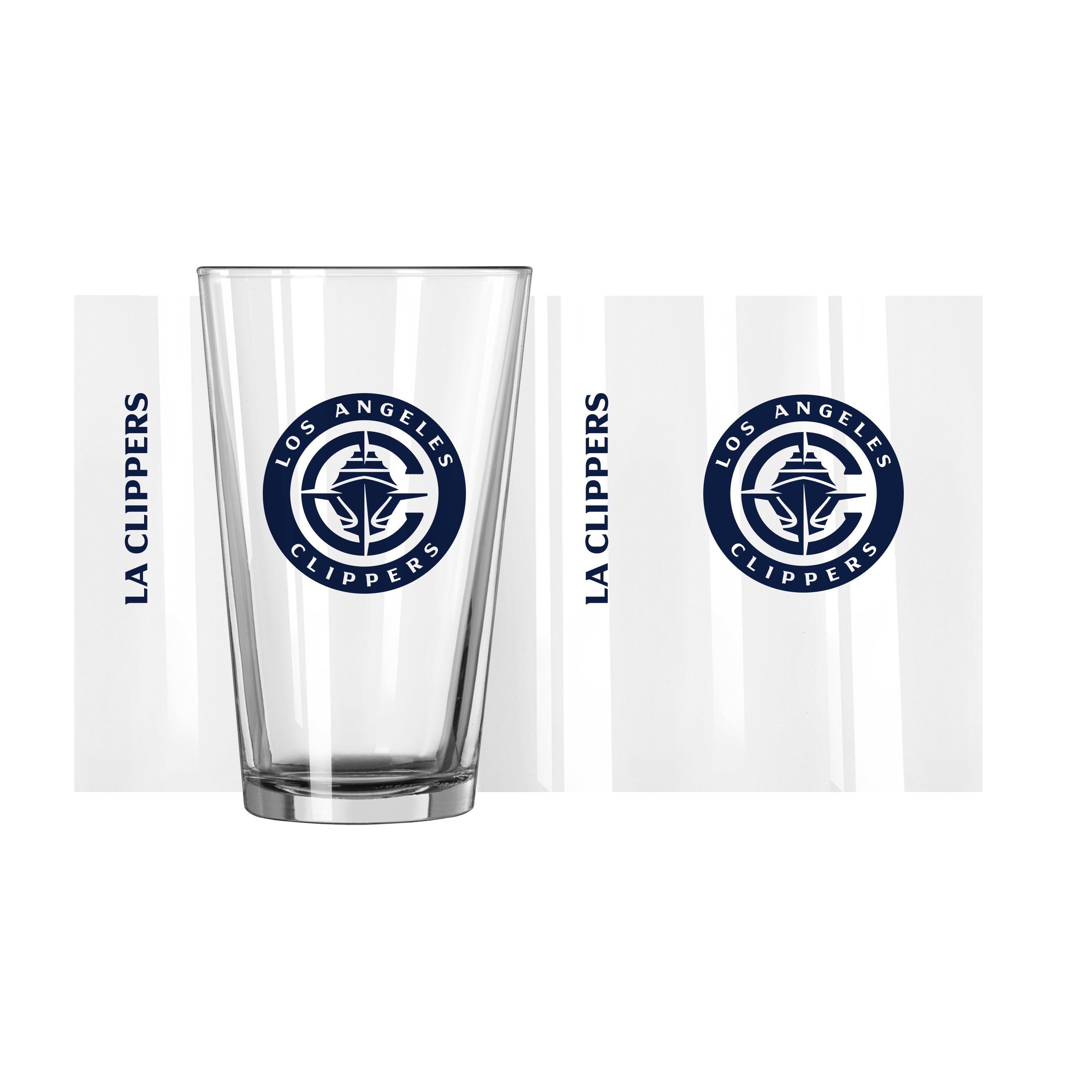 Los Angeles Clippers 16oz Gameday Pint Glass - Sports Gifts, Sports Memorabilia, Sports Collectibles, Fan Shop