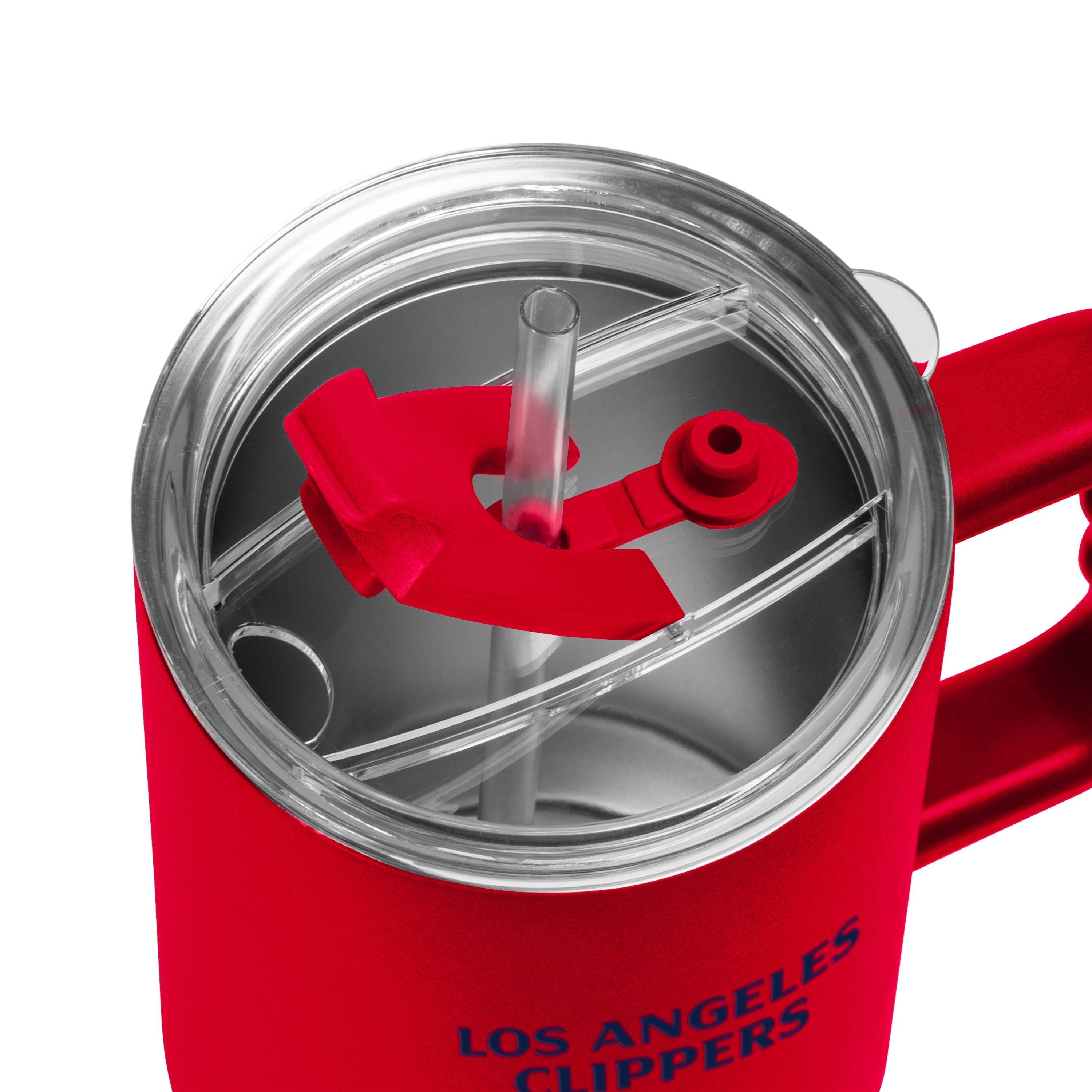 LA Clippers 40oz Flipside Powder Coat Tumbler - Sports Gifts, Sports Memorabilia, Sports Collectibles, Fan Shop