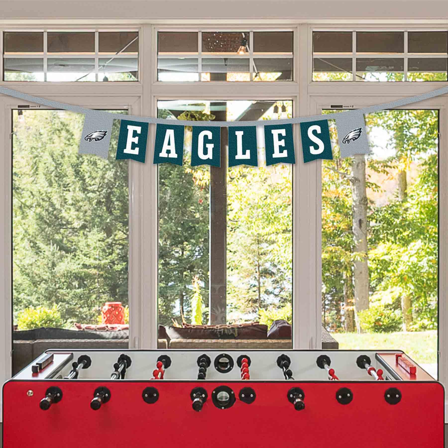 WinCraft Philadelphia Eagles Banner String Pennant Flags - Sports Collectibles, Sports Memorabilia, Sports Fan Shop, Sports Gifts