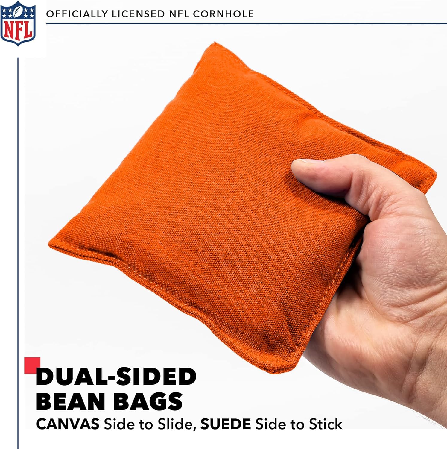 Wild Sports NFL Cleveland Browns 2' x 4' Regulation Size Solid Wood Cornhole Set with Direct Print HD Team Graphics - Sports Collectibles, Sports Memorabilia, Sports Fan Shop, Sports Gifts