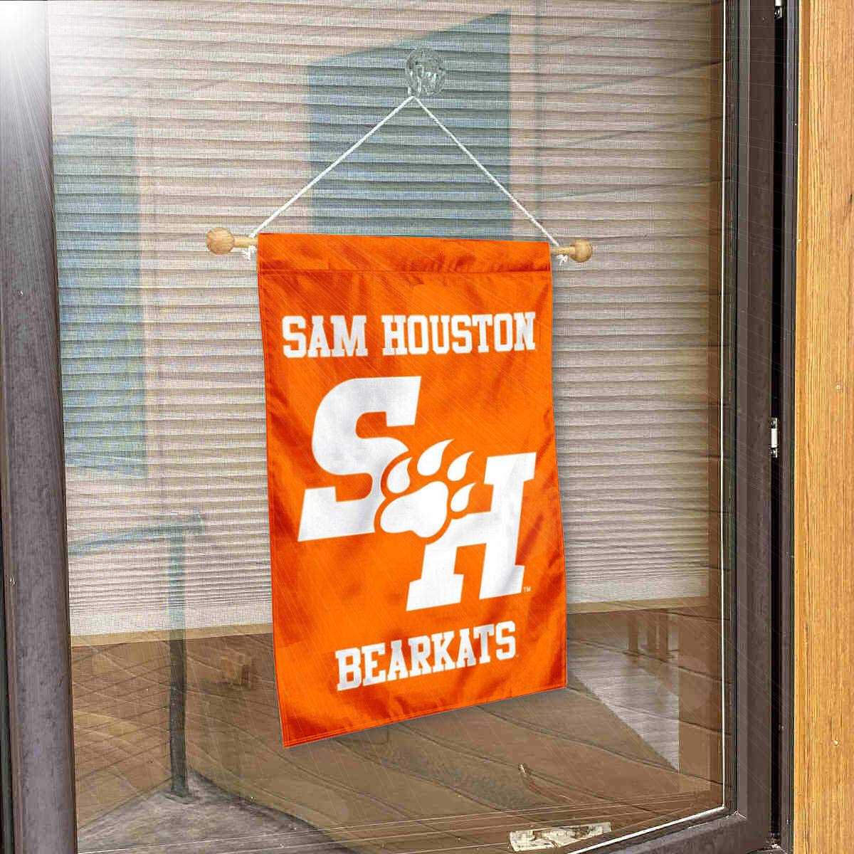 Sam Houston State Bearkats Banner for Windows Doors and Walls - Sports Collectibles, Sports Memorabilia, Sports Fan Shop, Sports Gifts