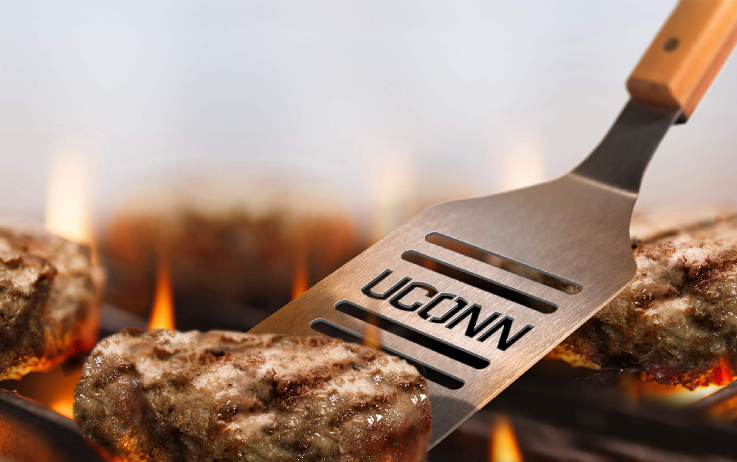 NCAA Connecticut Huskies Classic Series Sportula Stainless Steel Grilling Spatula - Sports Collectibles, Sports Memorabilia, Sports Fan Shop, Sports Gifts