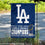WinCraft Los Angeles Dodgers 2024 World Champions Double Sided Garden Flag - Sports Collectibles, Sports Memorabilia, Sports Fan Shop, Sports Gifts