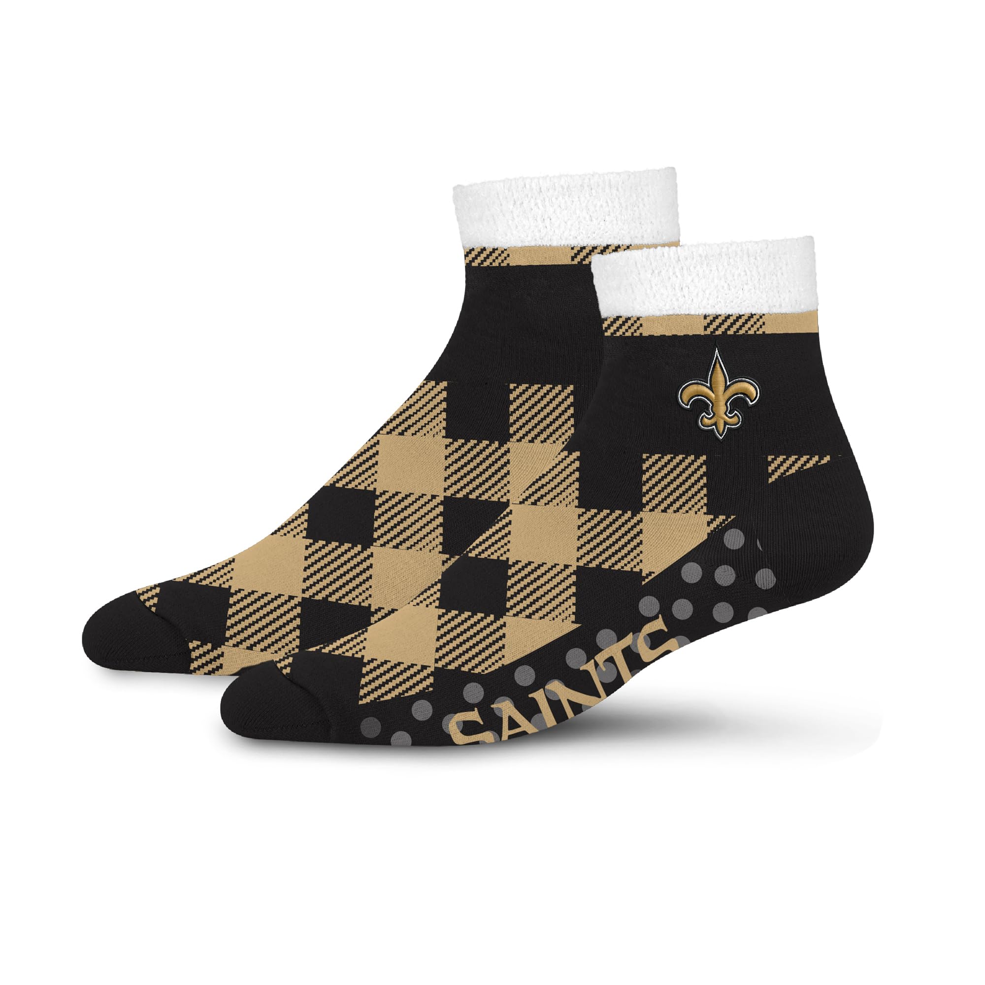 For Bare Feet NFL NEW ORLEANS SAINTS Cozy Buff Plush Cabin Sock Team Color OSFM - Sports Gifts, Sports Memorabilia, Sports Collectibles, Fan Shop