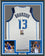 Framed Autographed/Signed Jalen Brunson 35x39 Dallas White Basketball Jersey JSA COA